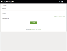 Tablet Screenshot of mercadogsm.com